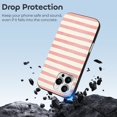 thumbnail image 4 of Funda de TPU a rayas para iPhone 16 Pro Max: ultrafina, a prueba de golpes, antiamarilleo, resistente a arañazos, compatible con carga inalámbrica, agarre mejorado, estilo negro., 4 of 7