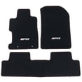 thumbnail image 1 of Floor Mat Compatible with 2006-2011 Honda Civic, FG Logo Factory Fitment Front & Rear Nylon 3PC Car Floor Carpets Carpet Liner by IKON MOTORSPORTS, 2007 2008 2009 2010, 1 of 4