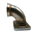 thumbnail image 2 of Acero Inoxidable 304 Zulema Brida adaptadora de codo de con Banda en V para compresor T3 T4 piezas de cargadores accesorios para au, 2 of 8