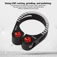 thumbnail image 4 of Bike  Post Clamp Aluminum Alloy Adjustable Bicycle Seatpost Lock Clamp Quick Release For Replacement, 4 of 8