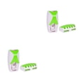 thumbnail image 3 of Dispensador automático Wosthever de ABS autoadhesivo impermeable Montado en la pared Color Verde 2Conjunto, 3 of 6