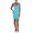 Teal, variant on Guess Womens Gemma Scuba Mini Bodycon Dress