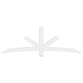 thumbnail image 2 of 84"W x 28"H x 4"D x 4"F, 8/12 Pitch, Alberta Architectural Grade PVC Gable Bracket, 2 of 8