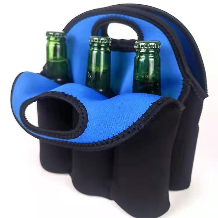 2X Sac Isotherme Pour Bouteille D'Eau, Pochette Universelle Pour Bouteille D'Eau, Grande Capacité, Sac Isotherme Pour Camping En Plein Air, Bleu Foncé