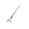 thumbnail image 4 of Rebanador de tenedor Rebanador de sandía de acero inoxidable Tenedor Herramienta de servicio de postre de comida Suministros de cocina Scienceny HA006582-00, 4 of 6