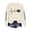 Beige_5, variant on Godom Oversized Sweatshirt for Women Rugby Graphic Pullover Long Sleeve Drop Shoulder Fleece Sweatshirt