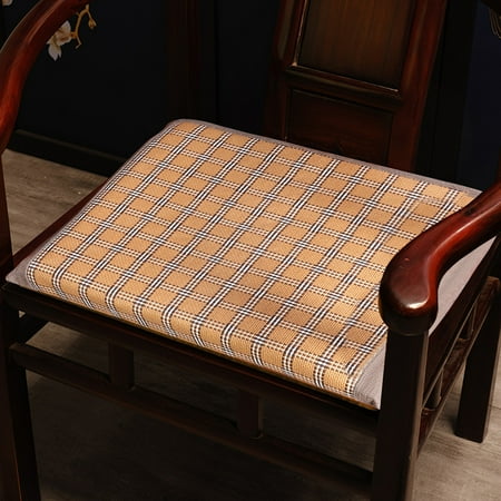 

Meitianfacai Cool Seat Cushion Spring And Summer Style Rattan Mat Office Seat Cushion With Non Slip Pad