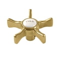 thumbnail image 5 of Kingston Brass KS1267NXBS Hamilton Double-Handle Wall-Mount Bridge Kitchen Faucet with Brass Sprayer, Brushed Brass, 5 of 5