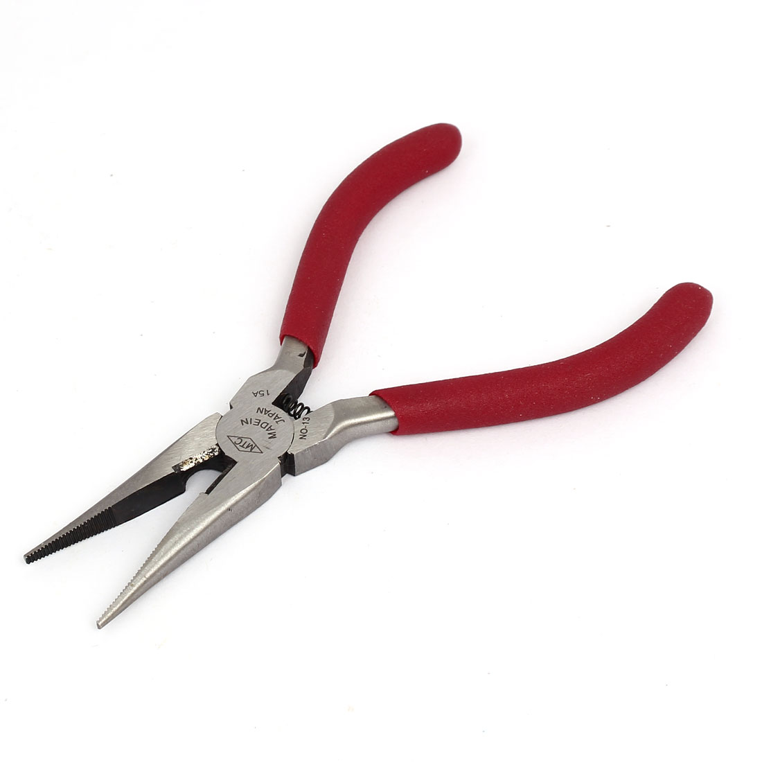 125mm Length Spring Loaded Needle Nose Plier Wire Cutter Hand Tool
