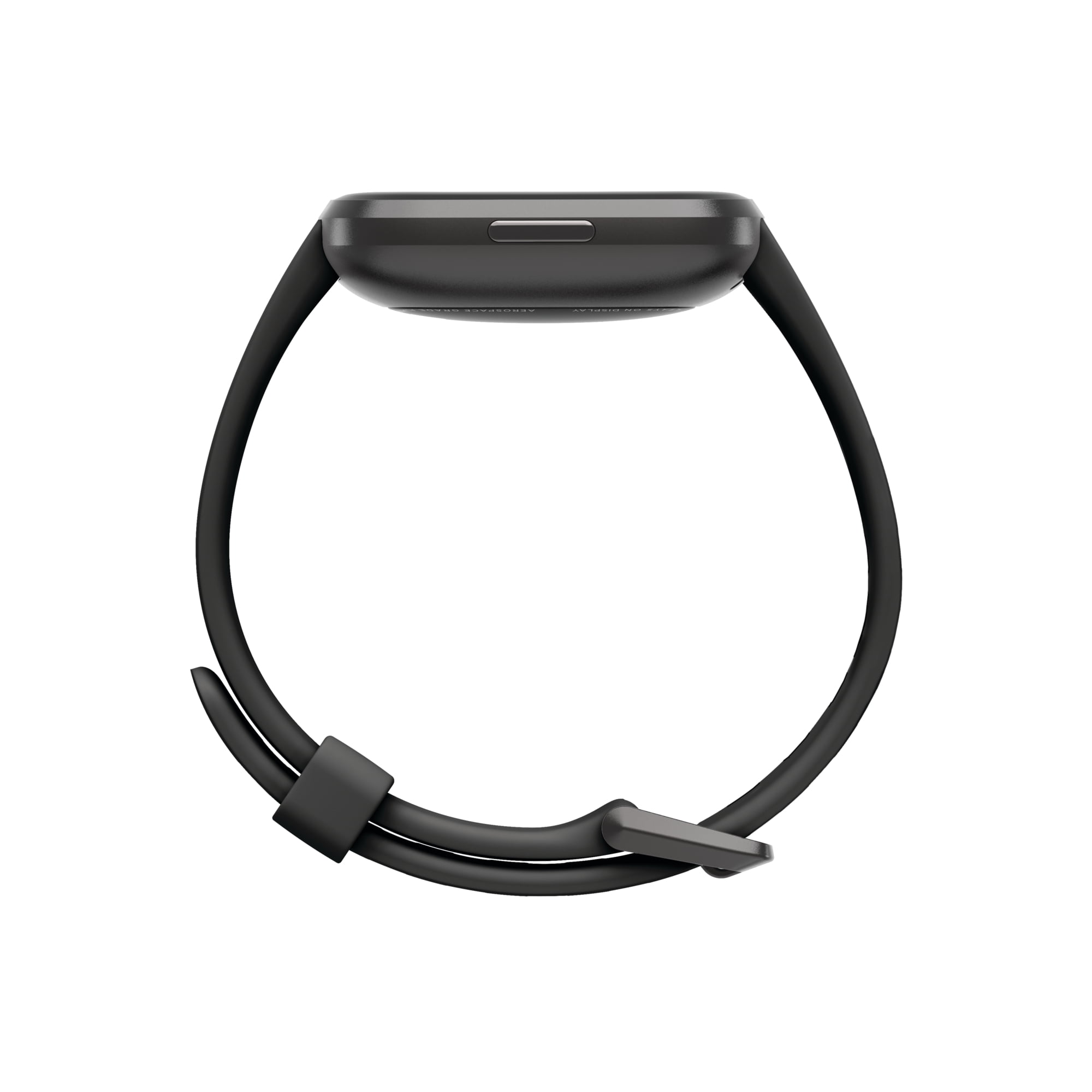 Fitbit Versa 2 Health Fitness Smartwatch - Black/Carbon Aluminum - Walmart.com