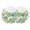 White, variant on Tropical Plant Round 13 Inch Placemats Set of 2, Summer Watercolor Green Palm Leaves HeatResistant Non Slip Place Mats for Dining Table, Wipeable Braided Kitchen Table Mats for Housewarming
