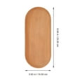 thumbnail image 5 of LAMIRO Snack Plate Wood Tray Wooden Boards for Serving Food,Serving Platters and Trays,Coffee Table Tray,Wooden Vanity Tray, 5 of 7