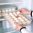thumbnail image 6 of 2PCS Deviled Egg Containers with Lid,Portable Storage Carrier Egg Holder,Stackable Plastic Egg Tray Carrier for Kitchen,Fridge,Keep Fresh,(48 Eggs), 6 of 6