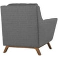 thumbnail image 4 of Modway Beguile Upholstered Fabric Armchair in Gray, 4 of 5