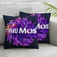 thumbnail image 3 of logo Graphic Decorative Men Women Boy Girl Room Cushion Throw Pillow Cover for Home Couch Living Room Bed Sofa   for Car Couch Bedroom 全年适用 Pillow Case 1PC, 3 of 5