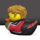 thumbnail image 3 of Figura coleccionable de pato de goma TUBBZ Peeta Mellark de 9 cm, 3 of 6