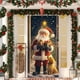 thumbnail image 2 of Decoraciones de Navidad Interior 35 X 71 Pulgadas Marco de Puerta de Navidad - Patrón de Santa Claus - Decoración de Puerta de Navidad - Decoración de Fiesta Del Festival, 2 of 6