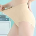 thumbnail image 6 of Annhoo Seamless Underwear for Women Casual High Waisted Full Coverage Panties Comfy Breathable No Show Briefs, 6 of 8