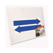 Stake Sign Blank White, Includes Directional Arrows,  15 x 19