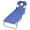 Blue, variant on vidaXL Patio Lounge Chair Folding Sunlounger Sunbed with Head Cushion Steel