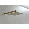 thumbnail image 6 of Brushed Gold Shower System, Bathroom 10 Inches Rain Shower Head With Handheld Combo Set, Wall Mounted High Pressure Rainfall Dual Shower Head System, Shower Faucet Set With Valve And Trim A01-01, 6 of 9