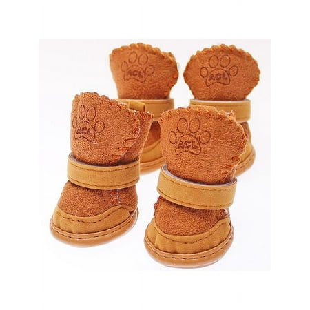 Lavaport Warm Winter Pet Dog Boots Shoes For Small Dog