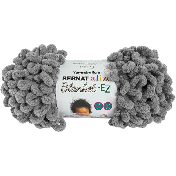 Bernat® Fil Alize® Couverture-Ez™, Polyester #7 Jumbo, 6,4 Oz/180 G, 18 Mètres