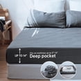 thumbnail image 3 of Simple&Opulence 100% Linen Sheet Set Solid Color-3 Pcs Washed French Linen Bed Sheets(1 Flat Sheet,1 Fitted Sheet,1 Pillowcase)-Breathable Bedding Set (Twin,Dark Grey), 3 of 9