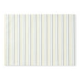thumbnail image 3 of Martha Stewart Daisy Stripe Fabric Placemat Set 4-Pack, Grey/Yellow, 13"x17.5", 3 of 8