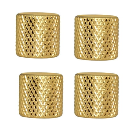 4 Pieces Bass Control Knob Replacement,Volume Control Knobs for Electric Guitar Accessories Aureate