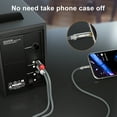 thumbnail image 4 of 3.5 to 2RCA Cable 5.9ft SGEYR Y Splitter Male Stereo Audio Adapter Coaxial Headphone Jack Auxiliary Cord, 4 of 7
