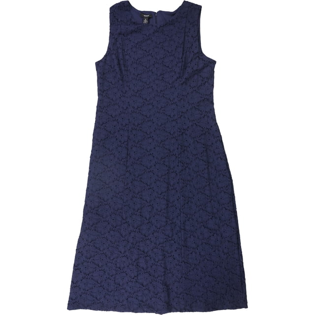 Vestido Midi de encaje Alfani para mujer azul 14