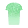 thumbnail image 4 of Womens Tops Dressy Casual Short Sleeve V Neck Shirts for Women Trendy 2025 Crew Neck Tops Grey Clearance Deals, 4 of 5