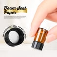thumbnail image 4 of Vial de aceite esencial Teenitor, vidrio ámbar, 2 ml x 100, con tapas, 4 of 8