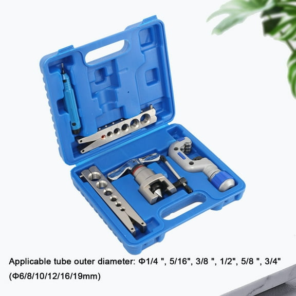 HVAC Flaring Tool Kit Copper Flaring Tool 45° Eccentric Single Flare Tool 6-19mm