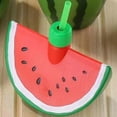 thumbnail image 2 of Jiibva Summer Fruit Cup with Lid, Reusable Watermelon Drinking Cup Novelty Party Cups for Birthday Tropical Luau Party Favor Supplies, 2 of 7