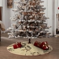 thumbnail image 6 of Bingfone Christmas Tree Skirt Mat Christmas Decoration Interior 48"-Vintage Bird, 6 of 8