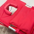 thumbnail image 6 of Ostrich Deluxe 3N1 Lightweight Outdoor Beach Lounge Chair w/Footrest, Red, 6 of 11