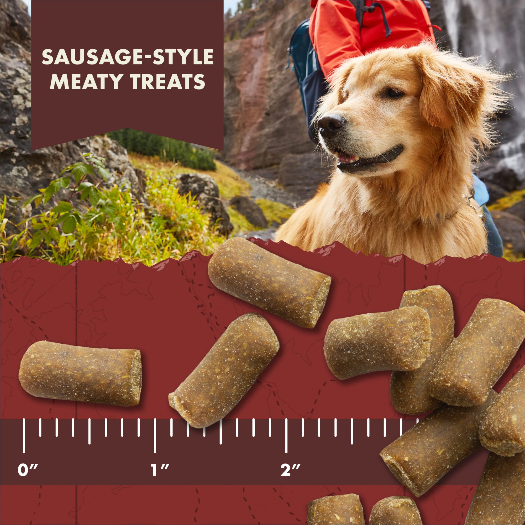 Zuke's Lil' Links Soft Dog Training Treats, Chicken & Apple photo 2