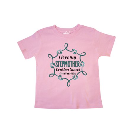 

Inktastic I Love My Stepmother Ovarian Cancer Awareness Gift Toddler Boy or Toddler Girl T-Shirt