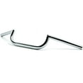 thumbnail image 2 of Krator Motorcycle Handlebar 1" Chrome Cafe Racer Clubman Compatible with Kawasaki ZR Zephyr 550 750, 2 of 4