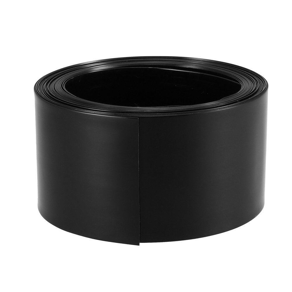 PVC Heat Shrink Tubing 40mm Flat Width for DIY AA 5 Meter Black