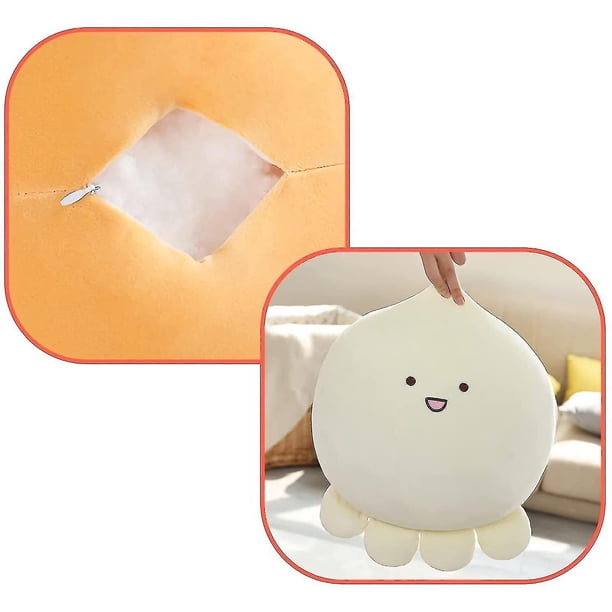 Almohada corporal de peluche YONGSHENG diseño de dinosaurio y oso blanco 15,7 pulgadas