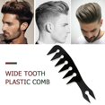 thumbnail image 1 of Hombres Vintage Oil Hair Comb Retro Back Hair Beard Diente ancho Tenedor Peines (02) Likrtyny Cuidado Belleza, 1 of 9