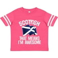 thumbnail image 3 of Inktastic Scottish Pride Scotland Flag Boys or Girls Toddler T-Shirt, 3 of 5