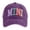 Purple, variant on Mama Hats For Women Adjustable Mini Baseball Caps Funny Mom Idea Purple One Size
