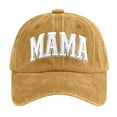 thumbnail image 1 of Wdgfv Mama Hats For Women Funny Adjustable Mini Baseball Cap For Moms Day Yellow One Size, 1 of 3