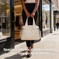 thumbnail image 6 of Sunyuer Elegant Vegan Leather Handbag - Large Capacity Shoulder Bag with Adjustable Strap, 6 of 6