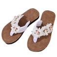 thumbnail image 2 of jiaxiM Brown Flip Flops Women Thong Sandals for Women Fashion Shower Slippers Non- Womens Sandals Woven Sole Orthofeet Shoes for Women, 2 of 9