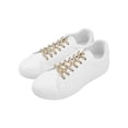 thumbnail image 4 of Shiny Colorful Metallic Laces, Flat Thin Glitter Shoe Laces 2 Pairs Style-05 120cm/47.2", 4 of 5